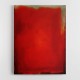 Red Abstract Square In Rothko Style Wall Art