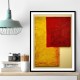 Two Abstract Squares In Rothko Style Wall Art