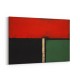 Black, Green & Red Abstract Squares In Rothko Style Wall Art