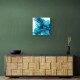Alcohol Ink Light Blue 2 Abstract Wall Art