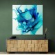 Alcohol Ink Light Blue 4 Abstract Wall Art