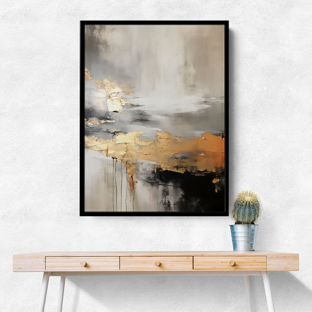 Gold Abstract Wall Art