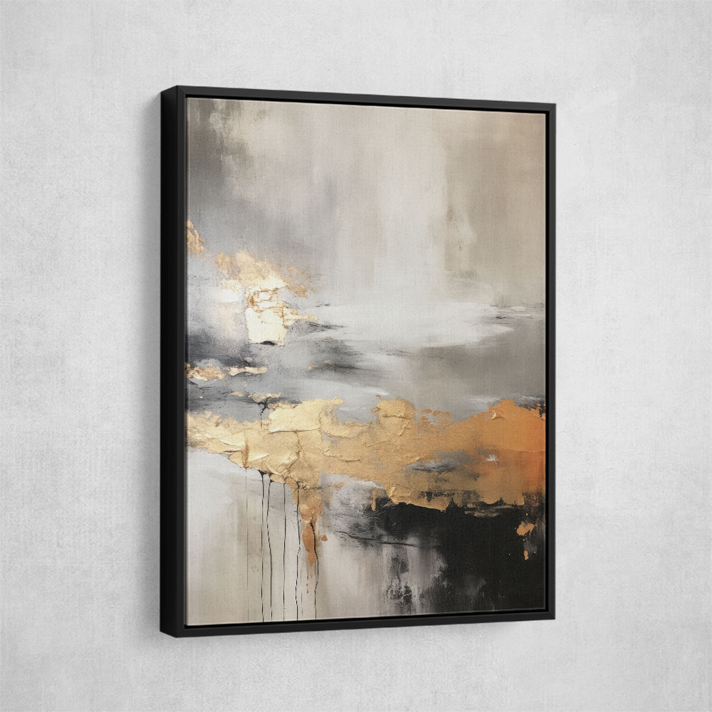 Gold Abstract Wall Art