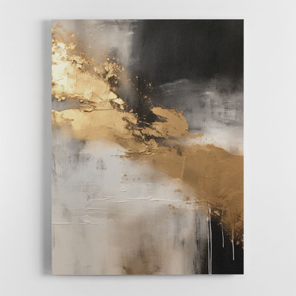 Black Stroke Abstract 3 Wall Art