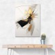 Strokes Black & Gold Abstract Wall Art