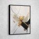 Strokes Black & Gold Abstract 4 Wall Art
