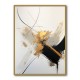 Strokes Black & Gold Abstract 4 Wall Art