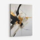 Strokes Black & Gold Abstract 5 Wall Art