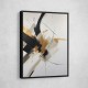 Strokes Black & Gold Abstract 5 Wall Art