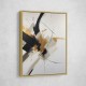 Strokes Black & Gold Abstract 5 Wall Art