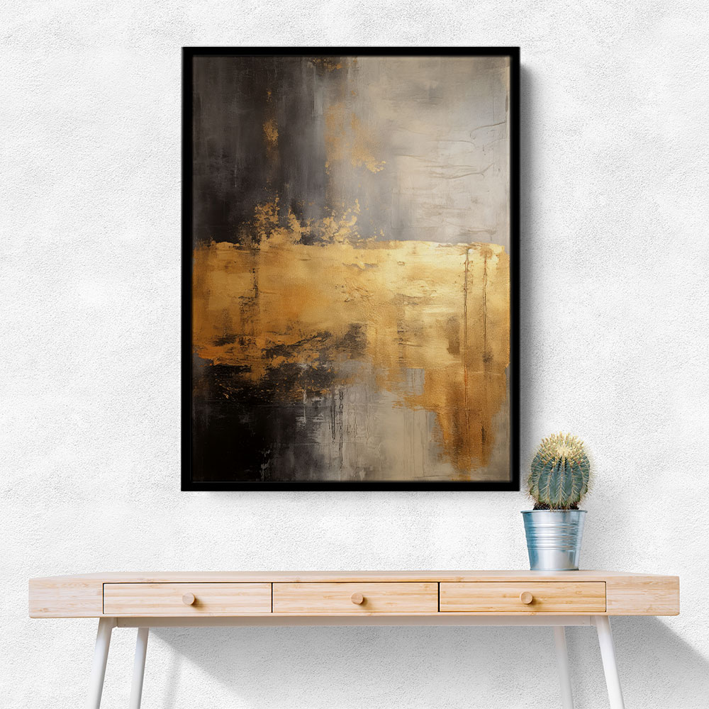 Black Stroke Abstract 5 Wall Art