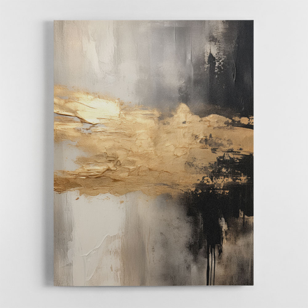 Black Stroke Abstract 8 Wall Art