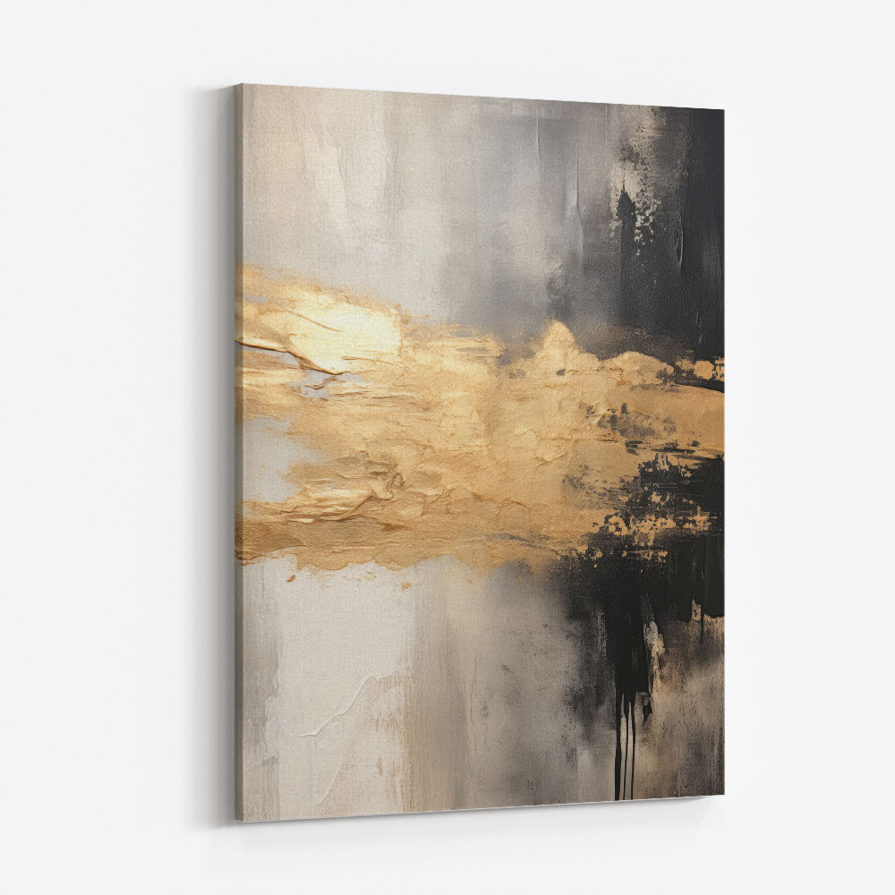 Black Stroke Abstract 8 Wall Art
