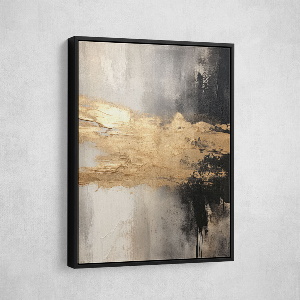 Black Stroke Abstract 8 Wall Art