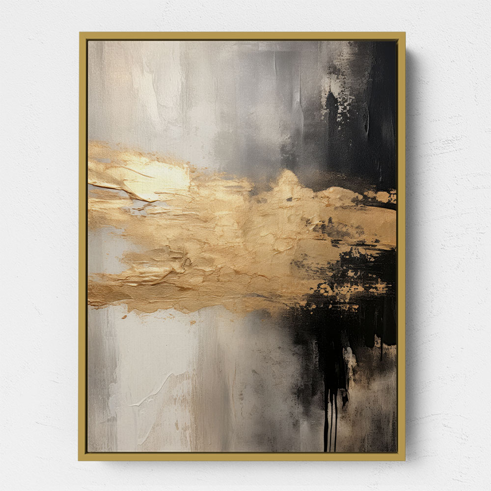 Black Stroke Abstract 8 Wall Art