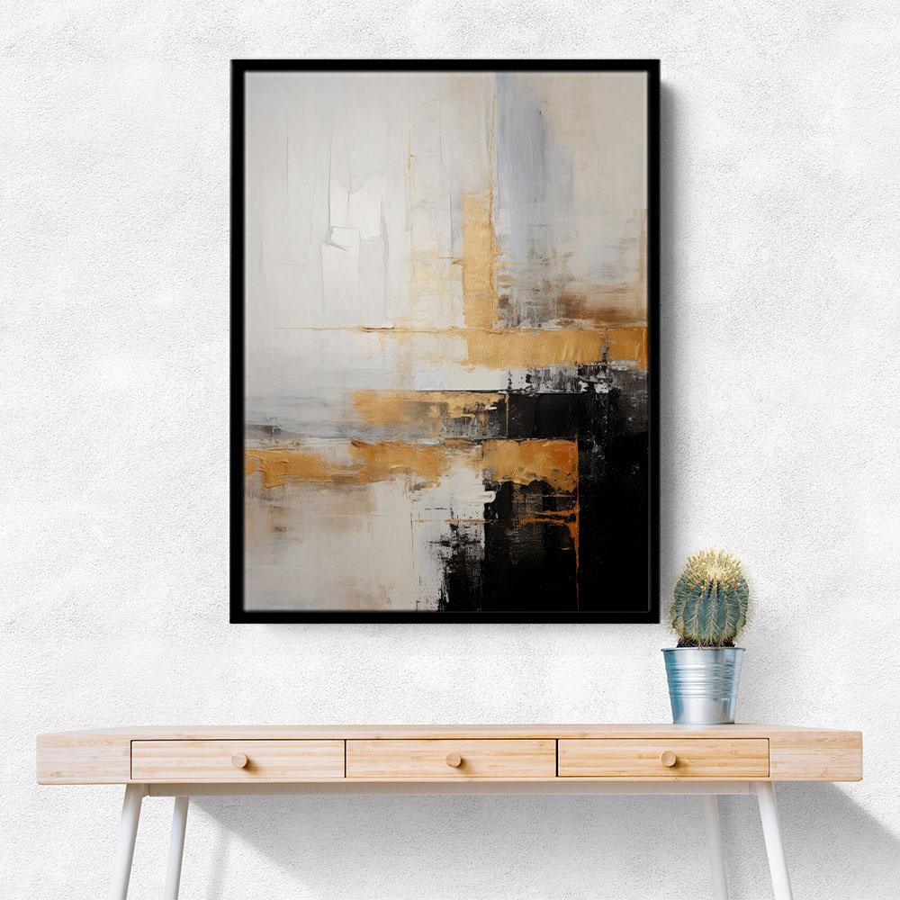 Black Stroke Abstract 9 Wall Art