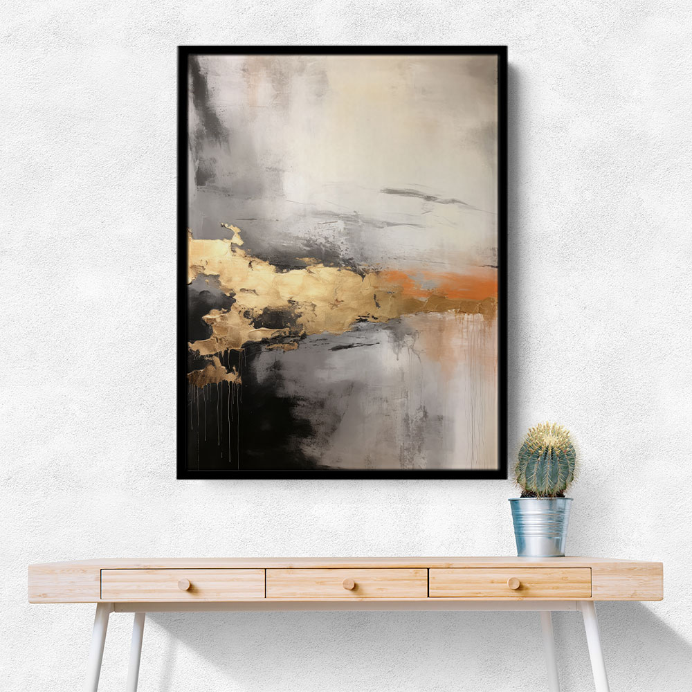 Black Stroke Abstract 11 Wall Art