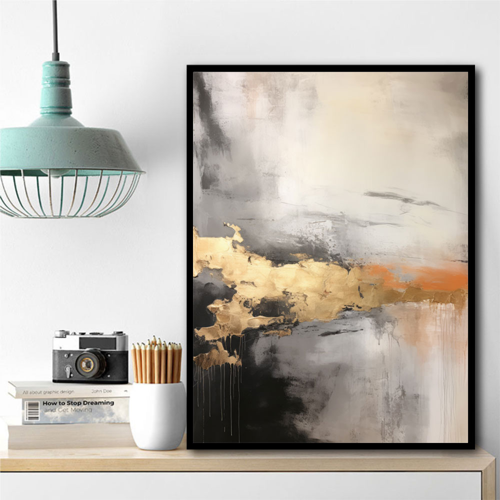 Black Stroke Abstract 11 Wall Art