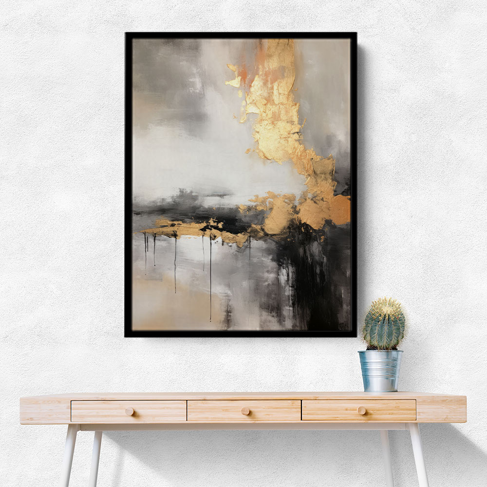 Black Stroke Abstract 12 Wall Art
