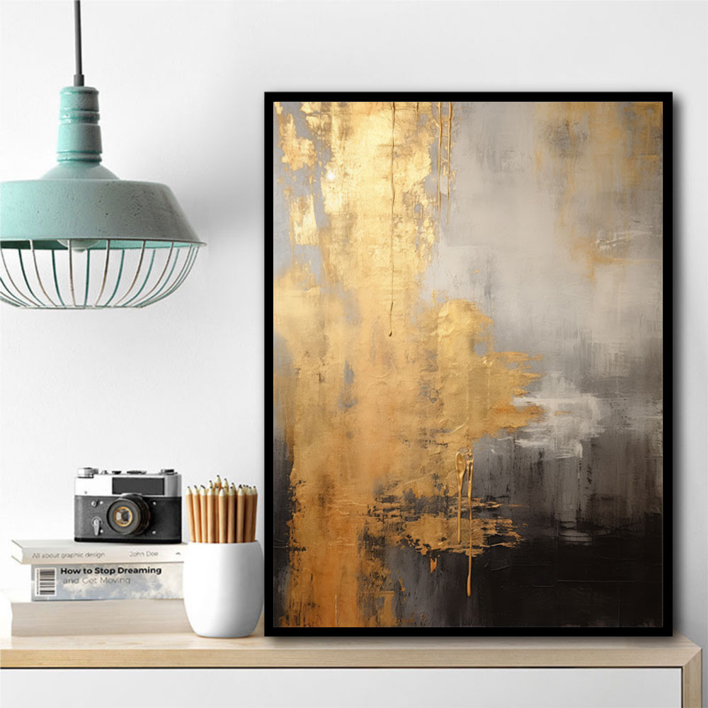 Black Stroke Abstract 13 Wall Art