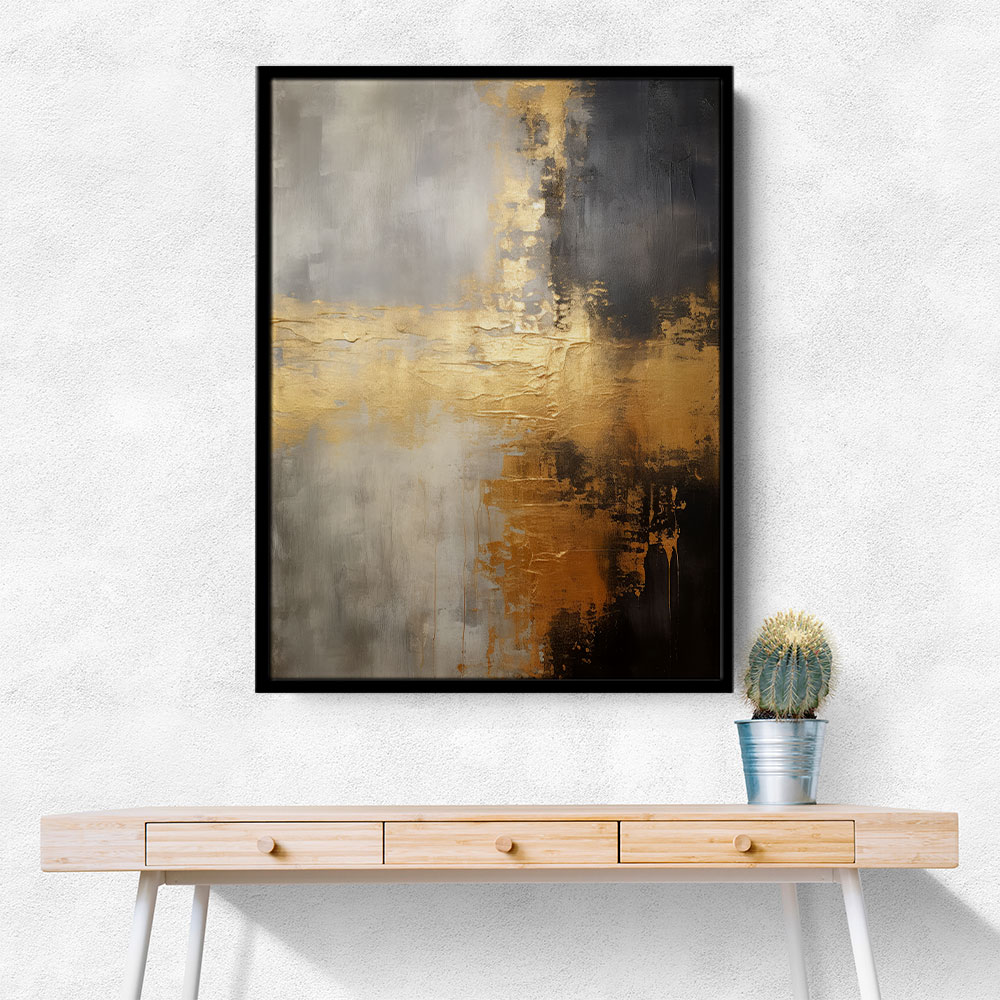 Black Stroke Abstract 15 Wall Art