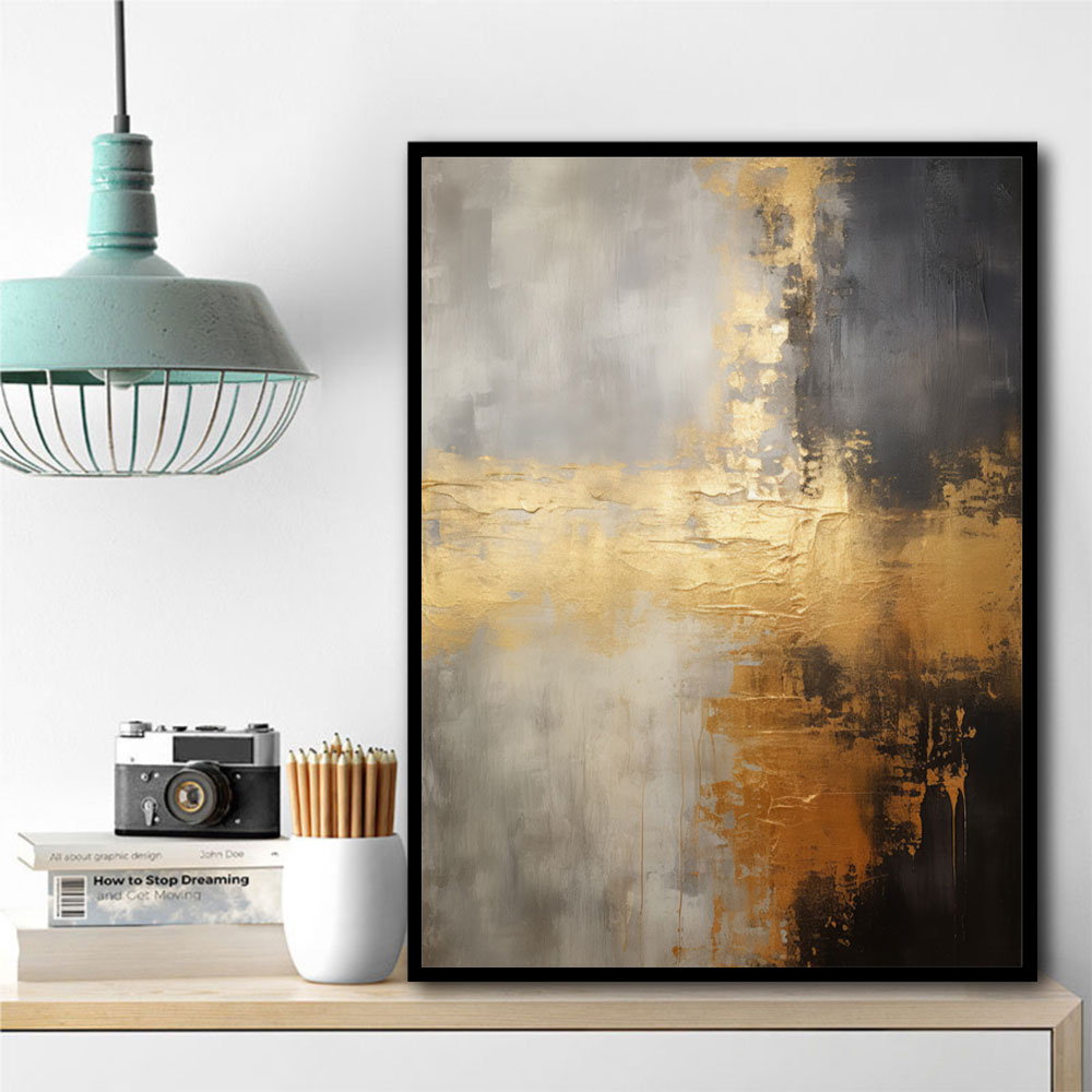 Black Stroke Abstract 15 Wall Art
