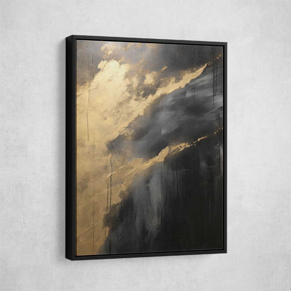 Black Stroke Abstract 19 Wall Art