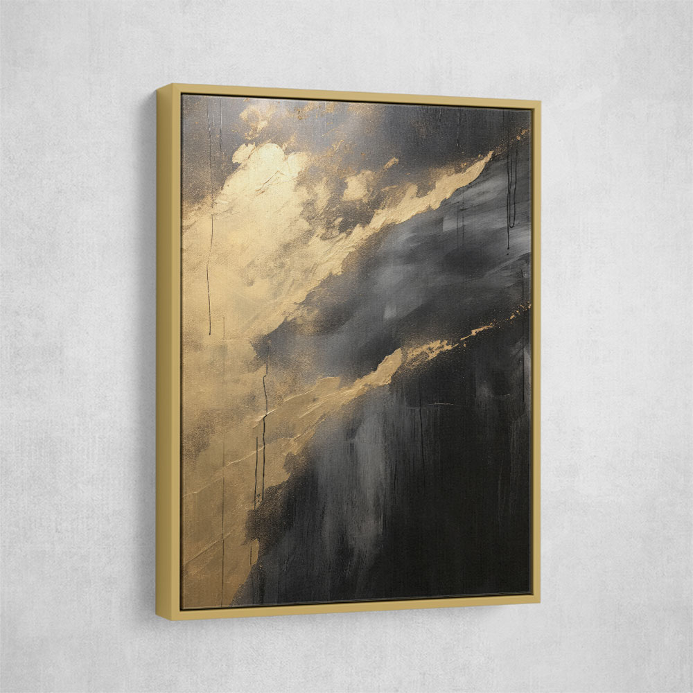 Black Stroke Abstract 19 Wall Art