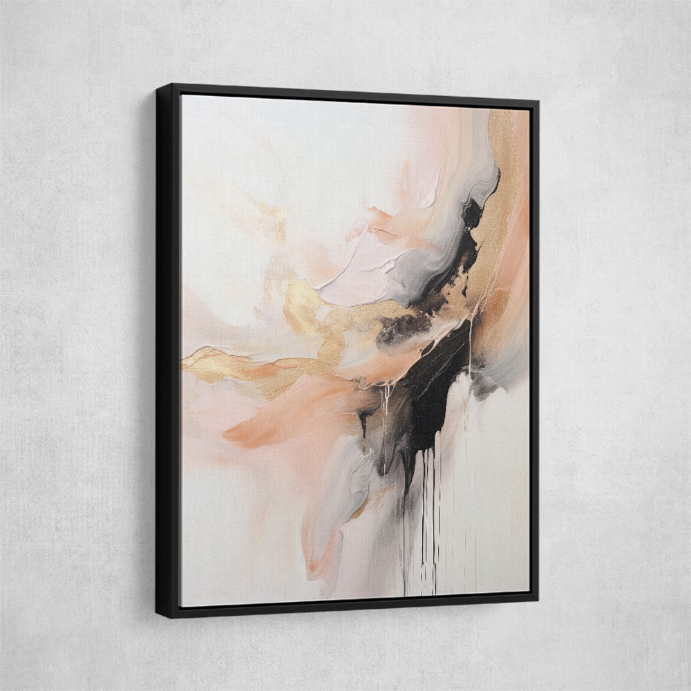 Rose Gold Abstract 4 Wall Art