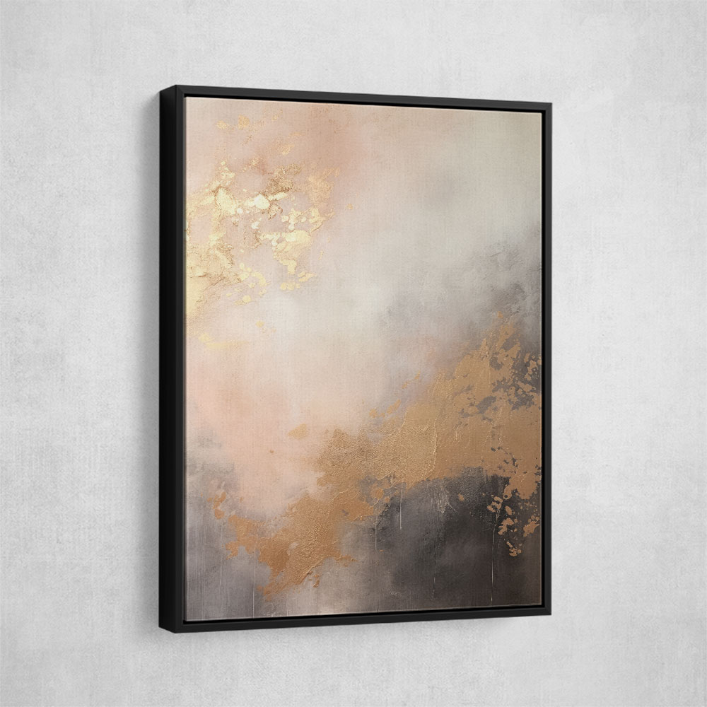 Rose Gold Abstract 2 Wall Art