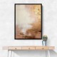 Rose Gold Abstract 1 Wall Art