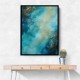 Turquoise & Gold 10 Abstract Wall Art