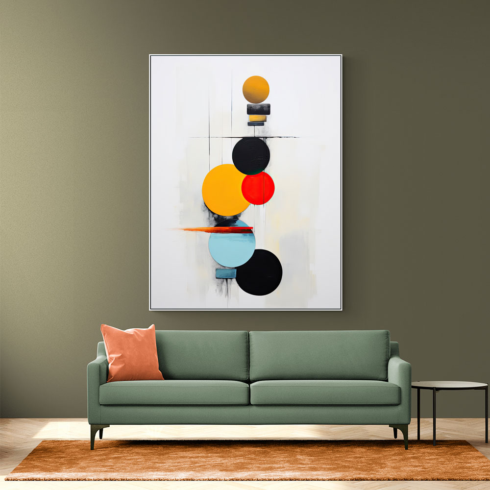 Spheres Abstract Shapes Wall Art