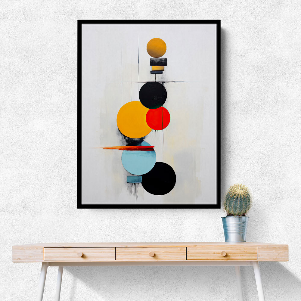 Spheres Abstract Shapes Wall Art