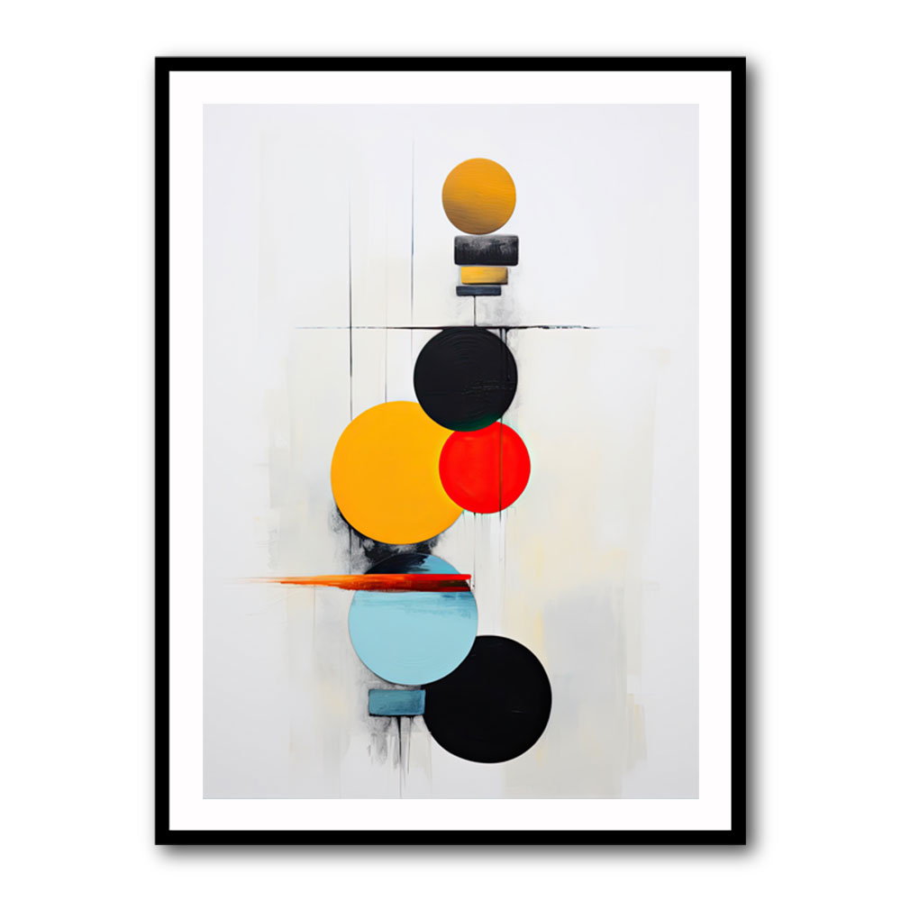 Spheres Abstract Shapes Wall Art