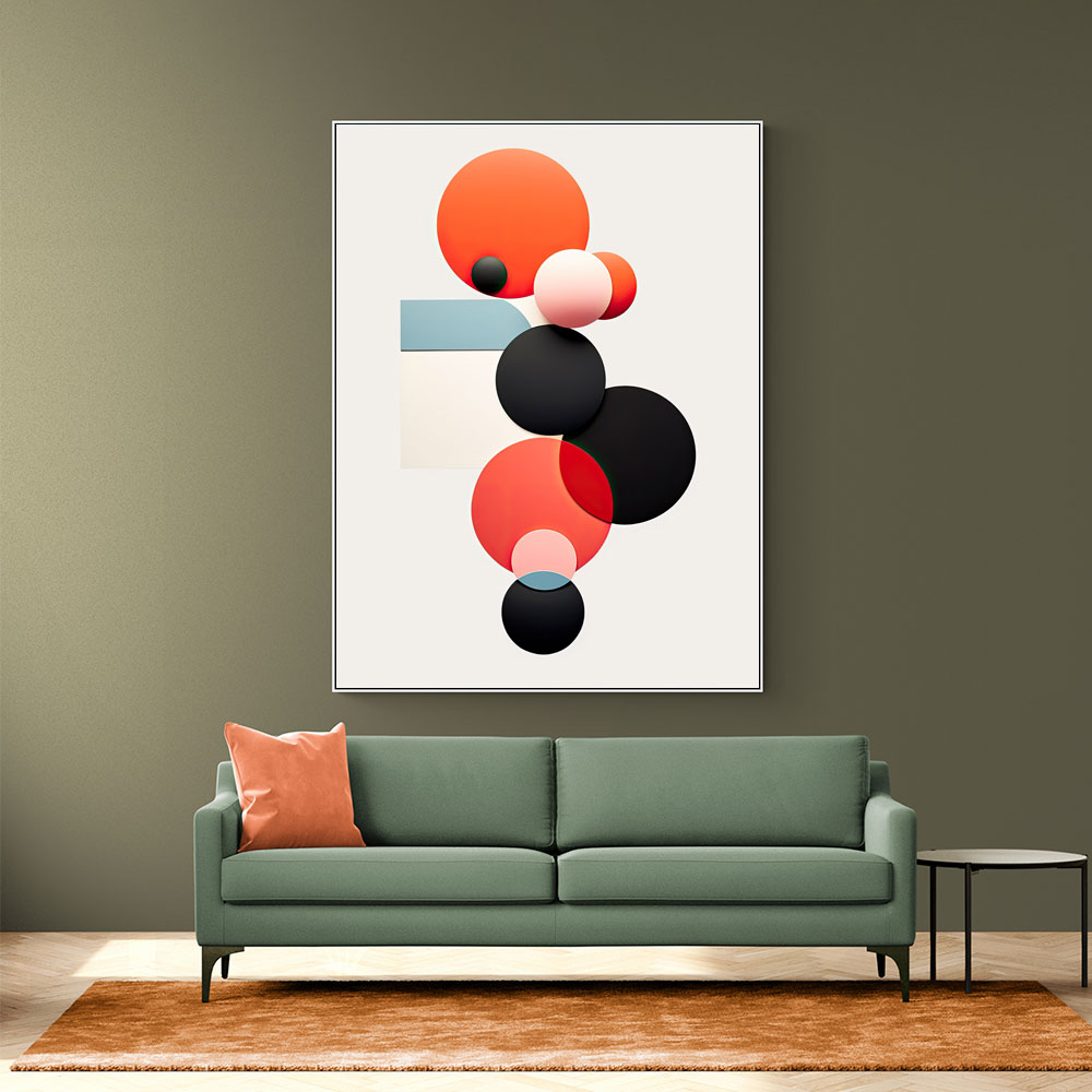 Spheres Abstract Shapes 5 Wall Art