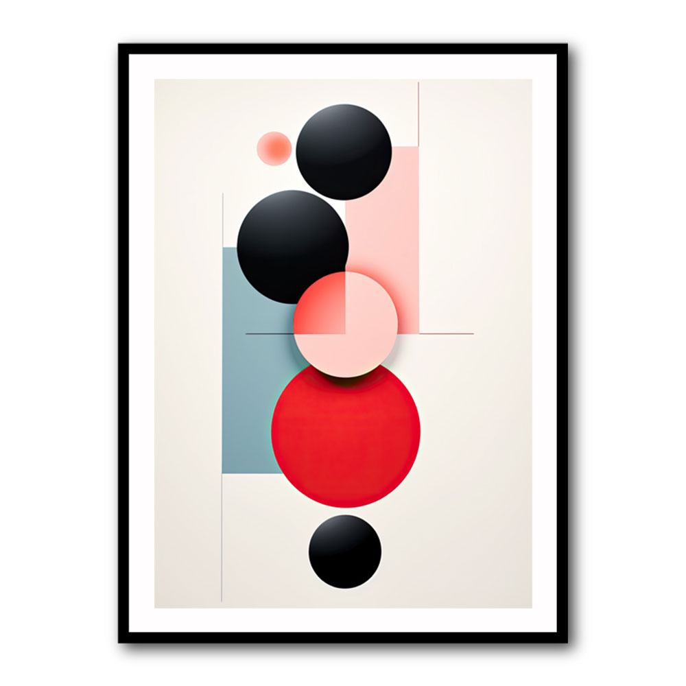 Spheres Abstract Shapes 6 Wall Art