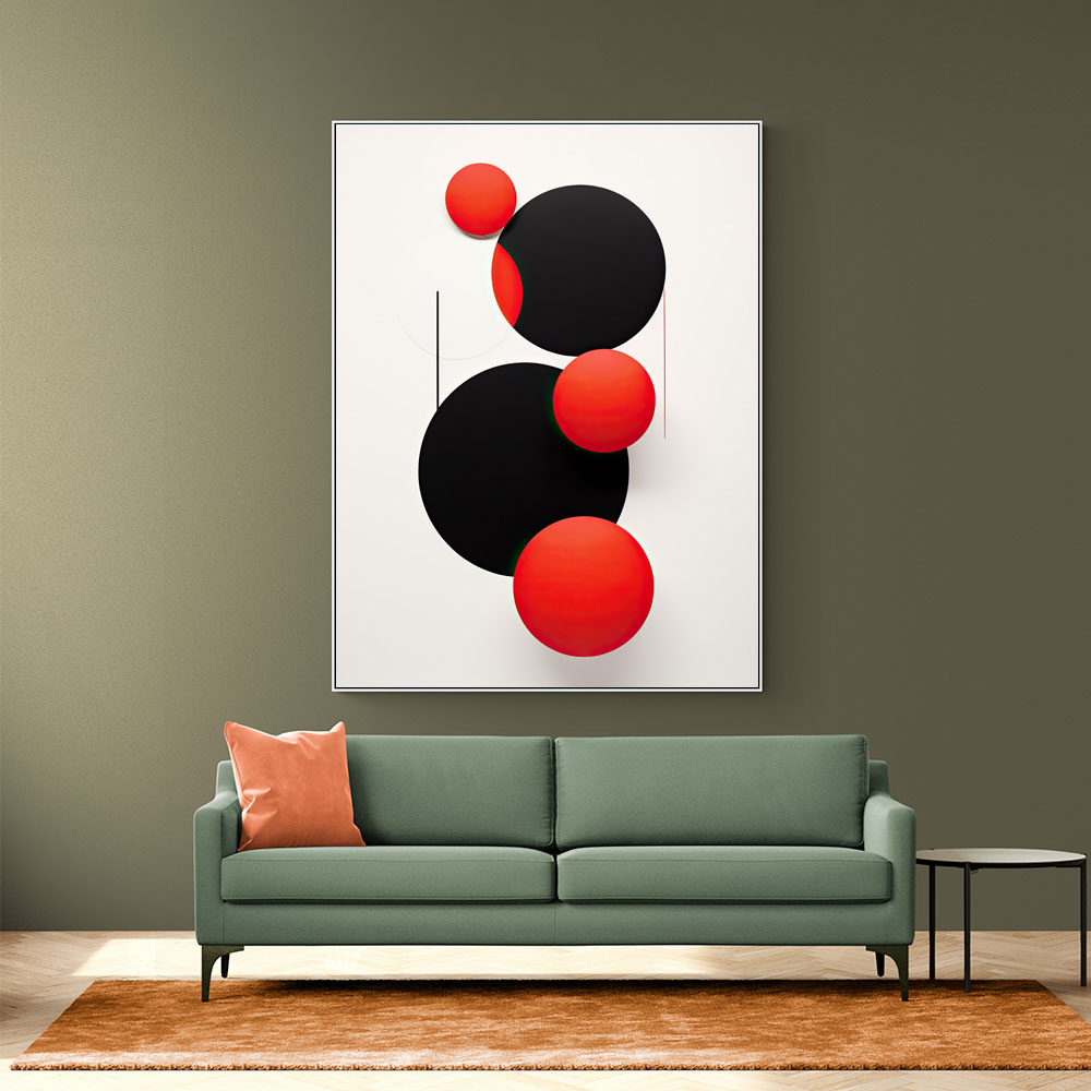 Spheres Abstract Shapes 8 Wall Art