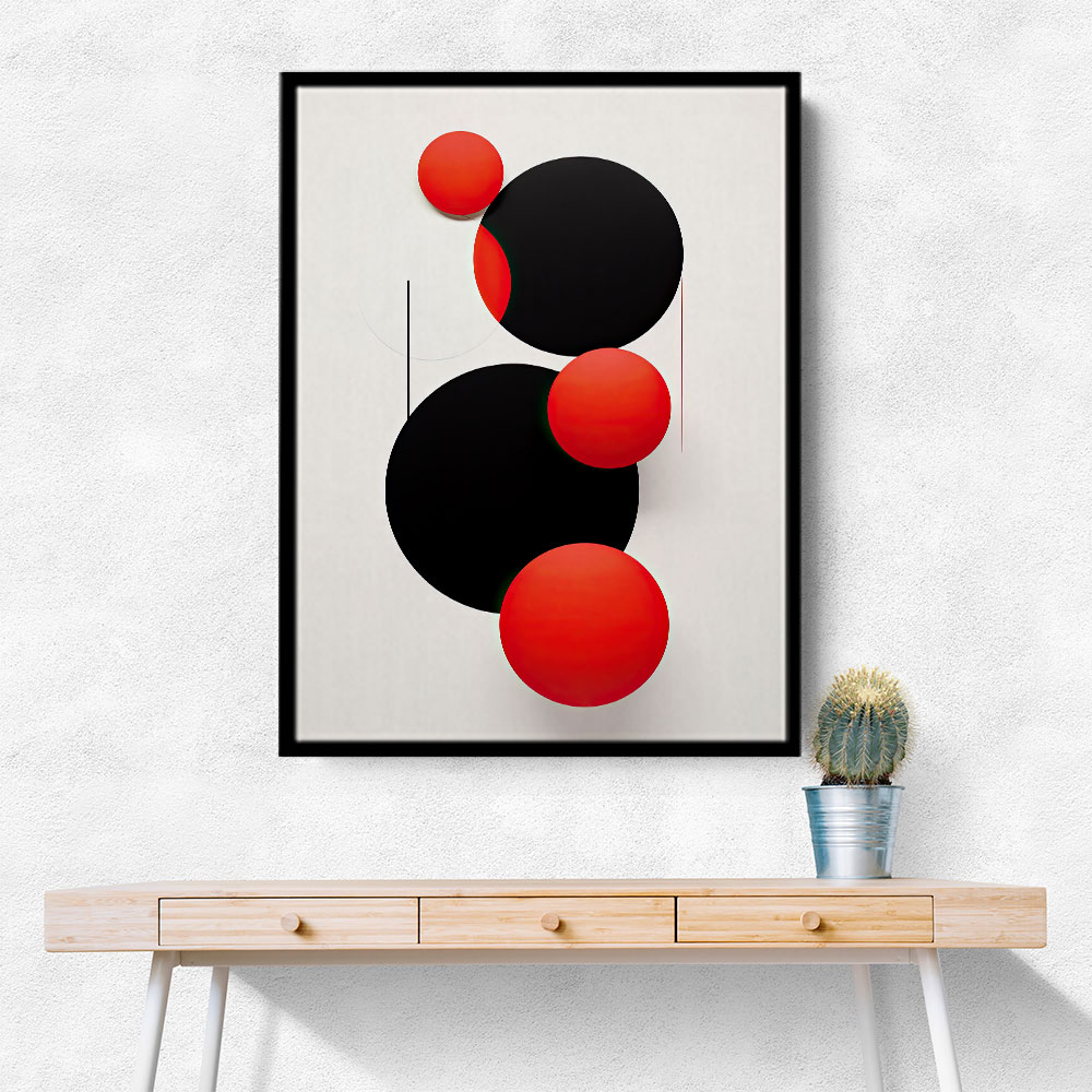 Spheres Abstract Shapes 8 Wall Art