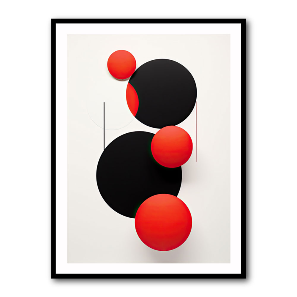 Spheres Abstract Shapes 8 Wall Art