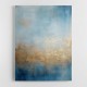 Blue & Gold Abstract Wall Art