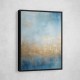 Blue & Gold Abstract Wall Art