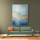 Blue & Gold Abstract 3 Wall Art