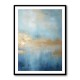 Blue & Gold Abstract 3 Wall Art