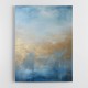 Blue & Gold Abstract 4 Wall Art