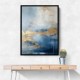 Blue & Gold Abstract 5 Wall Art