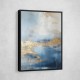 Blue & Gold Abstract 5 Wall Art