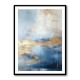 Blue & Gold Abstract 5 Wall Art