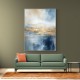 Blue & Gold Abstract 6 Wall Art