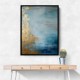 Blue & Gold Abstract 7 Wall Art